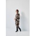 Knitted dress "Mirage" cappuccino 